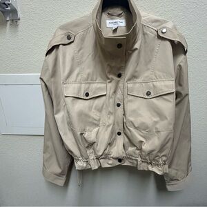 Marc New York Tan Crop Safari Style Jacket Women’s XL